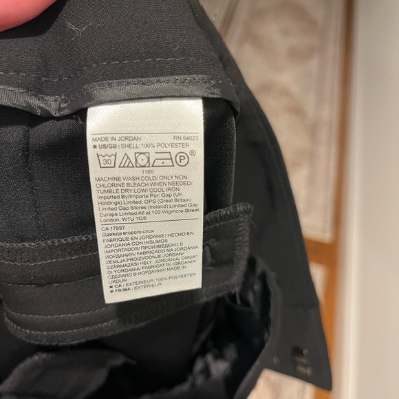 Banana Republic Black Stretch Wide Leg Trousers - Picture 7 of 7